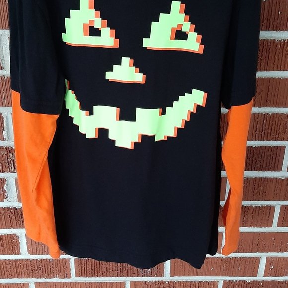 Gymboree Halloween pumpkin shirt boys size 8 - Picture 4 of 4